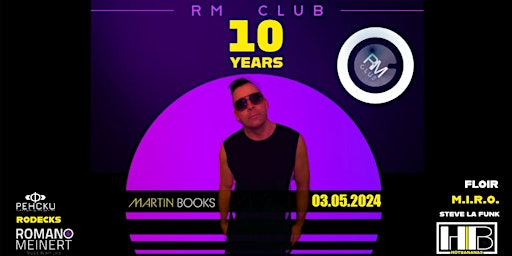 Primaire afbeelding van 10 Jahre RM Club  with Martin Books