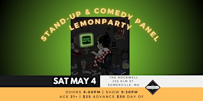 Imagem principal do evento Lemonparty: Stand-Up & Comedy Panel (21+)