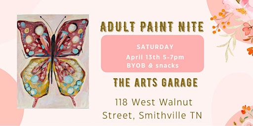 Primaire afbeelding van Adult Paint Nite April 13th 5-7pm