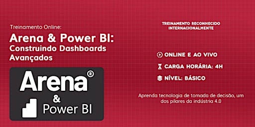Imagem principal de Treinamento Online: Arena & Power BI - Construindo Dashboards Avançados