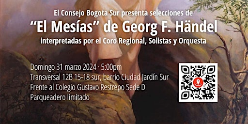 Hauptbild für Selecciones de "El Mesias" de Handel - Concierto Gratuito!