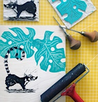 Primaire afbeelding van Lino Printing Workshop with Creative Coati at Flock and Gaggle