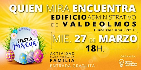 Quien Mira Encuentra - evento de Semana Santa primary image