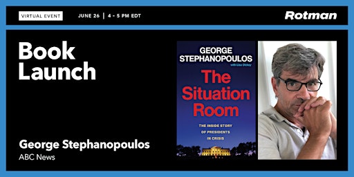 Hauptbild für VIRTUAL EVENT: George Stephanopoulos on 'The Situation Room'