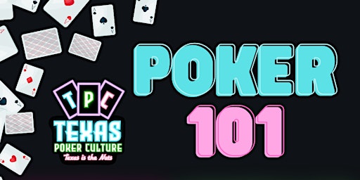 Imagen principal de Poker 101 designed for beginners!