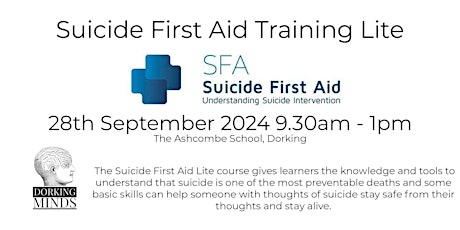Suicide First Aid Training Lite