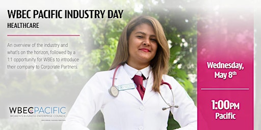 Imagem principal de WBEC Pacific Industry Day - Health Care Services