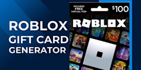 (FREE TOOLS) Robolox Gift Card Generator 2024 (No Verification Needed)