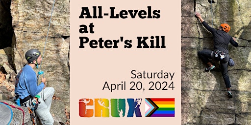 Imagem principal do evento CRUX LGBTQ Climbing - All-Level Top Rope Trip