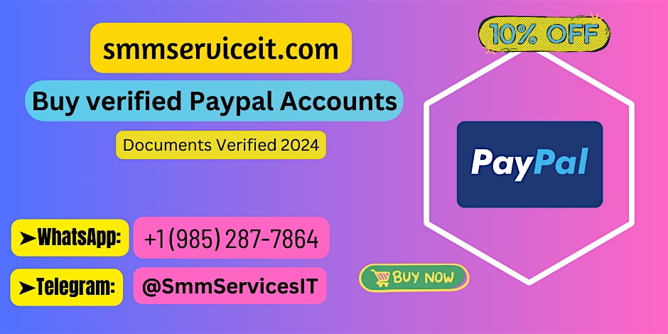 Top 3 Sites to Buy Verified PayPal Accounts (personal and business)