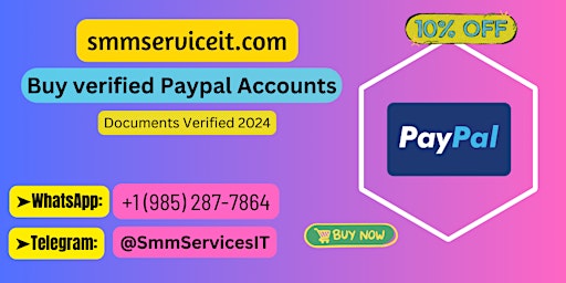 Imagem principal do evento Top 3 Sites to Buy Verified PayPal Accounts (personal and business)