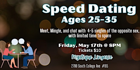 Speed Dating (25-35) at Mystique Lingerie