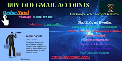 Primaire afbeelding van Buy Old Gmail Accounts - 100% USA Phone & Number ...