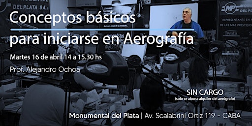 Primaire afbeelding van Clase de Aerografía. Conceptos básicos para iniciarse.