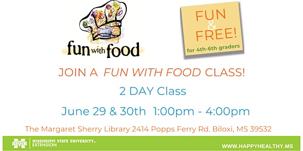 Food With Fun 2-Day Kids Cooking Class