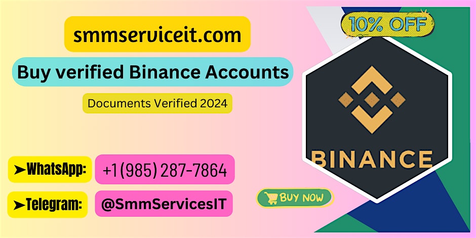 Top 2 Place to Buy Verified Binance Accounts(100% KYC )