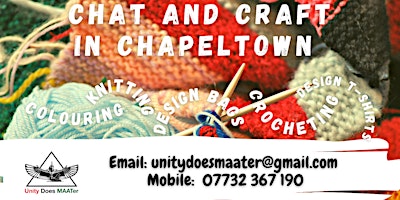 Imagem principal do evento Chat and Craft in Chapeltown