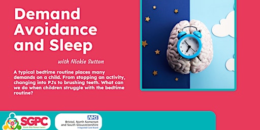 Demand Avoidance and Sleep ONLINE with Nickie Sutton primary image