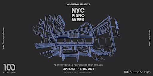 Immagine principale di 100 Sutton Presents: NYC Piano Week! 