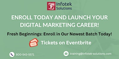 Primaire afbeelding van Enroll Today and Launch Your Digital Marketing Career!
