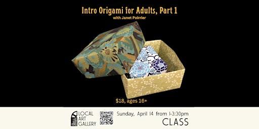 Image principale de Intro Origami for Adults, Part 1, with Janet Poirrier