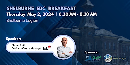 Immagine principale di 2024 Shelburne Economic Development Committee (EDC) Breakfast 