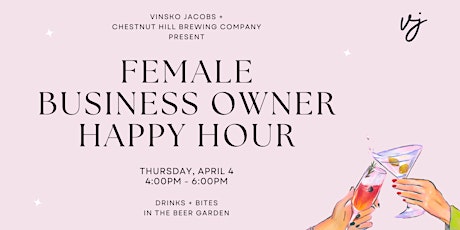 Female Business Owner Happy Hour