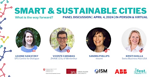 Hauptbild für "Smart & Sustainable Cities" Panel Discussion (Online)