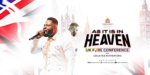 Imagem principal do evento AS IT IS IN HEAVEN(UK REVIVAL CONFERENCE)