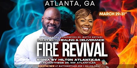 PROPHECY, HEALING & DELIVERANCE FIRE REVIVAL ATLANTA, GEORGIA USA primary image