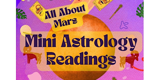 Imagem principal do evento Group Astrology Readings: All About Mars
