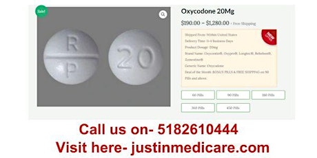 Buy Oxycodone Online in a Single Click - Fast