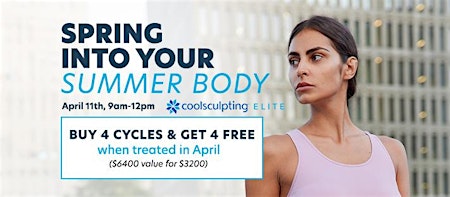 Image principale de Spring Into Your Summer Body Coolsculpting Elite Event