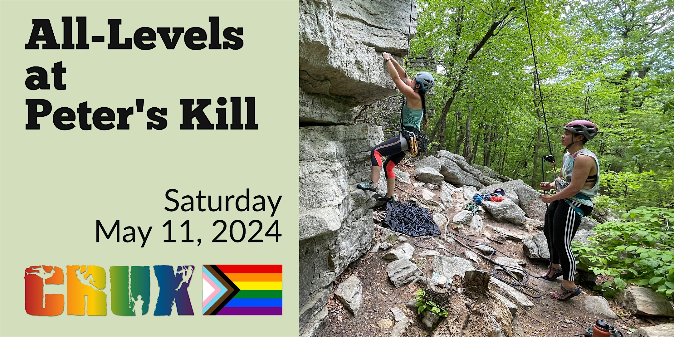 CRUX LGBTQ Climbing - All-Level Top Rope Trip