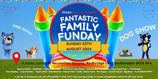 Imagem principal do evento Blake Entertainments Fantastic Family Funday