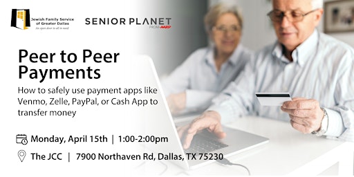 Peer to Peer Payments: AARP Senior Planet primary image