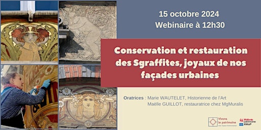 Conservation et restauration des Sgraffites, joyaux de nos façades urbaines primary image