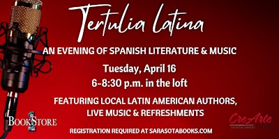 Image principale de Tertulia Latina: An Evening of Spanish Literature & Music