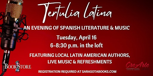 Immagine principale di Tertulia Latina: An Evening of Spanish Literature & Music 