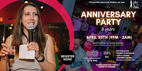 THE SWS ANNIVERSARY PARTY + A SALSA WORKSHOP by YOII and PEDRO