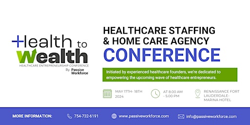 Image principale de Health to Wealth: Healthcare Entrepreneurship Conference