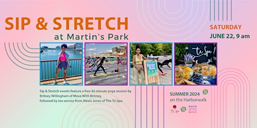 Imagem principal de Sip & Stretch on the Harborwalk