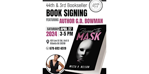 Imagem principal de Gayle Bowman author of Beyond The Mask Book Discussion  and Signing