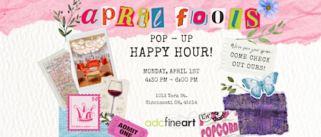 April Fools Pop-Up Happy Hour