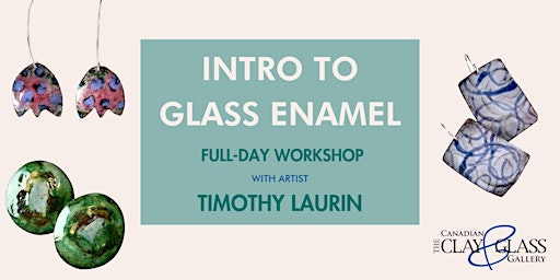 Primaire afbeelding van Intro to Glass Enamel Full-Day Workshop with Timothy Laurin