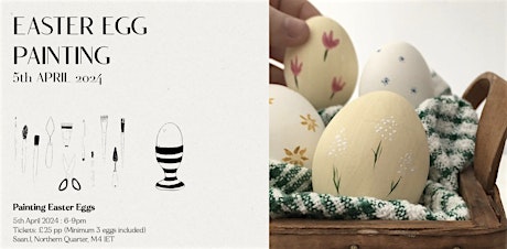 Easter Egg Painting workshop in Northern Quarter