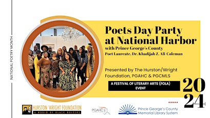 Poets Day Party at National Harbor