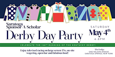 Imagen principal de Saratoga Sponsor-A- Scholar Derby Day Party