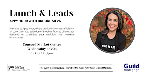 Image principale de Lunch & Leads: Appy Hour With RTT Brooke Silva