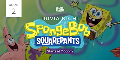 Imagen principal de SpongeBob SquarePants Trivia Night - Snakes & Lattes Chicago (US)